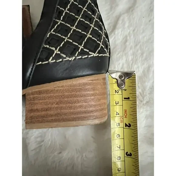 Jeffrey Campbell Taggart Bootie Boots Cage Leather Size 7 - Picture 13 of 13